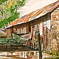 Summer Shower Painting by Frank SantAgata Summer Shower Painting by Frank SantAgata