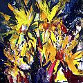 Sun Flower Night Painting by John Gholson Sun Flower Night Painting by John Gholson