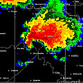 Supercell With Hook Echo, Radar Photograph by Science Source Supercell With Hook Echo, Radar Photograph by Science Source