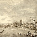 The Thames Looking towards Westminster from near York Water Gate  Photograph by Giovanni Antonio Canaletto