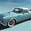 Turquoise T-Bird Digital Art by Douglas Pittman Turquoise T-Bird Digital Art by Douglas Pittman