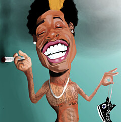 Wiz Khalifa Poster by Daniel Murrell - Fine Art America