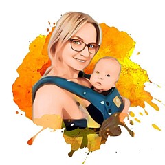 Mommy Is painting - Artist