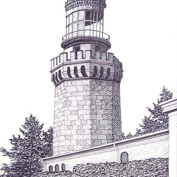  Lighthouse Drawings