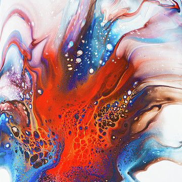 Acrylic Pouring - Abstract Fluid Paintings