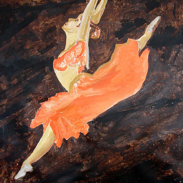Ballet Dance In Acrylics
