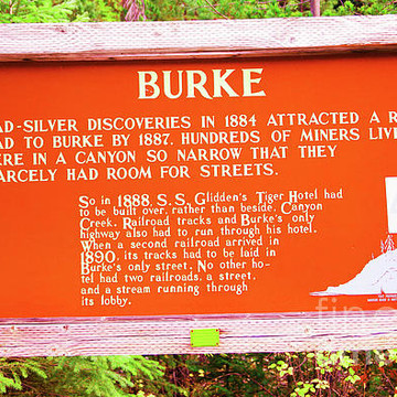 Burke Canyon and Wallace Idaho