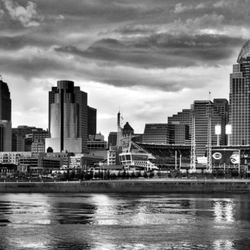 Cincinnati In Black And White
