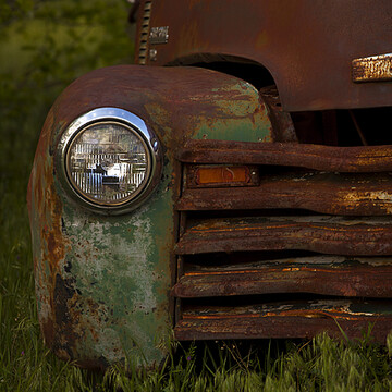 Classic Cars and Rusted Trucks