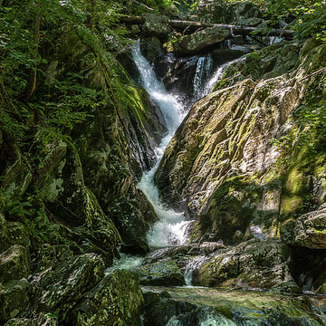 Creeks and waterfalls