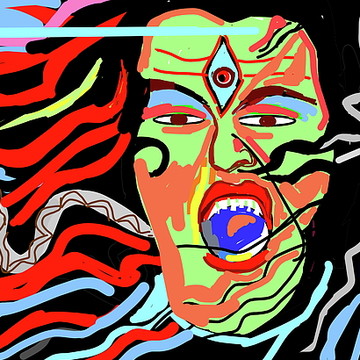 Digital Art-3 Krishna Shiva And Oter Deites