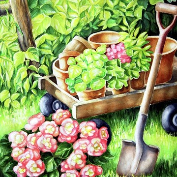 Garden paintings