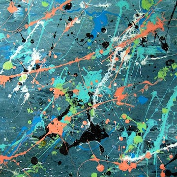 Jackson Pollock Style Abstracts