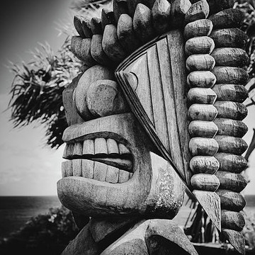 Kii - Tiki - Hawaiian Culture Wood Carvings