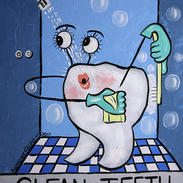 Original Dental Paintings  By Anthony R Falbo