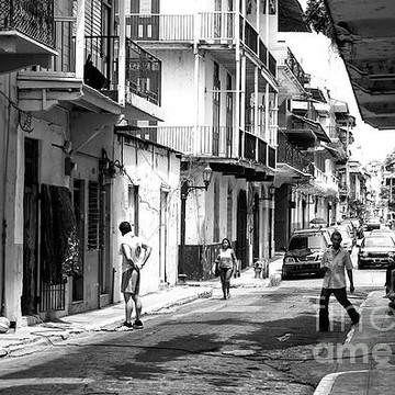 Panama City Black and White