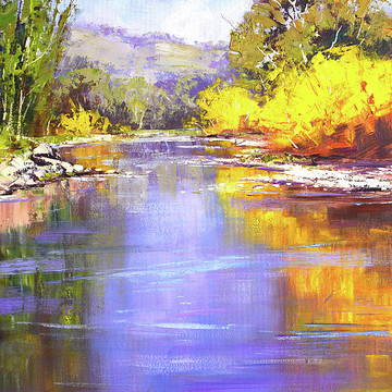 Rivers And Lakes Paintings