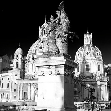 Rome Black and White