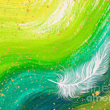 Spiritual Feathers by Carolyn Bennett