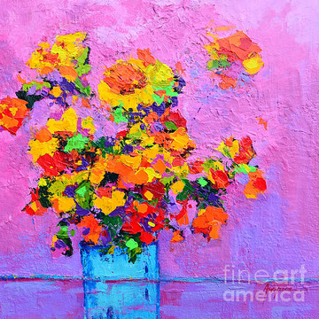 Abstract Floral Paintings