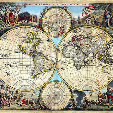 Antique World Maps 