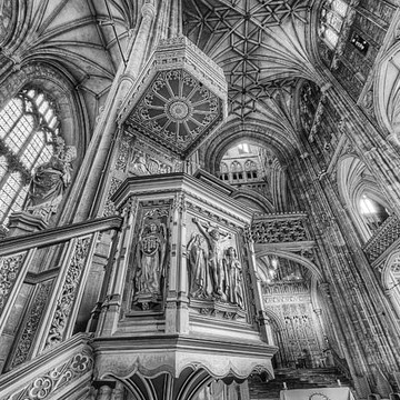 Black and White - mostly Cathedrals