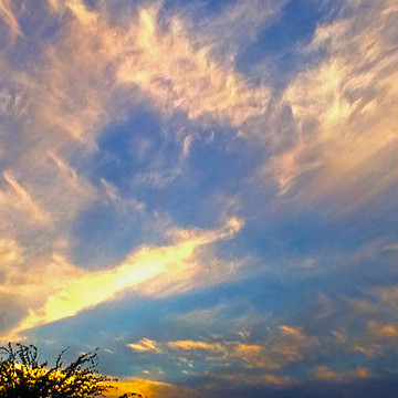 Clouds over north Phoenix AZ