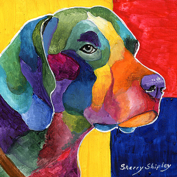 Sherry Shipley - Artwork Collection: DOGS | Fine Art America