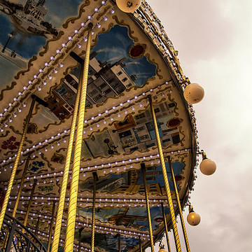 Fairgrounds Carousels and Merry Go Rounds 