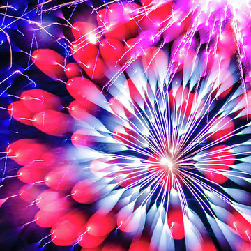 Focus Blur Fireworks