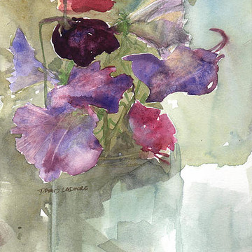 Fruit and Flower watercolour paintings