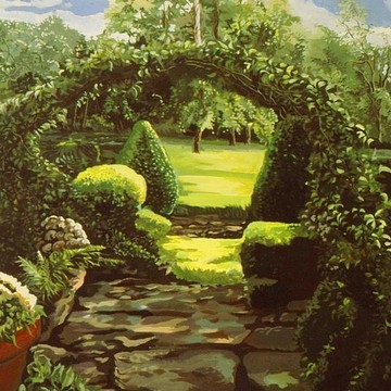 Garden paintings