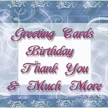GREETING CARDS - CUSTOMIZABLE- Birthday - Friend - Thank you - etc.
