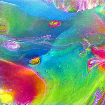 In The Flow - Acrylic Flow Paintings