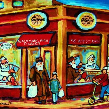 Jewish Streets And Stores