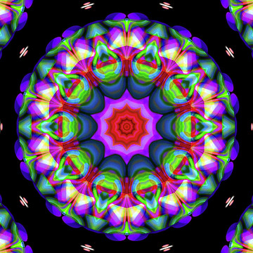 Kaleidoscope and Mandala Series Art