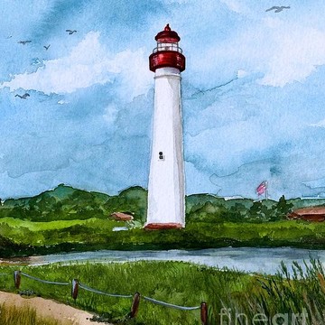 Lighthouse Watercolors