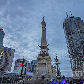 Monument Circle Soldiers and Sailors Monument Indianpolis Indiana