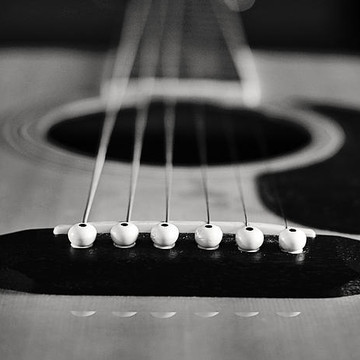 Musical Instruments Black and White