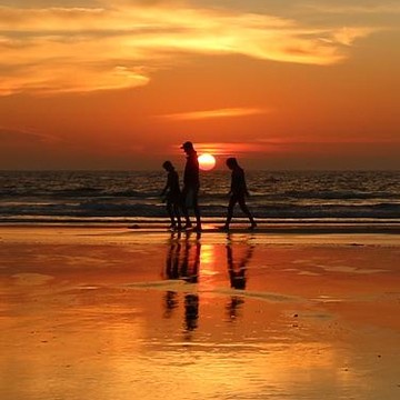 Ocean Sunset Reflections 