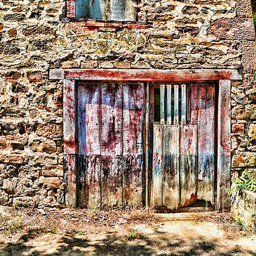 OLD Barn doors and barns from around the World - they are not all Red