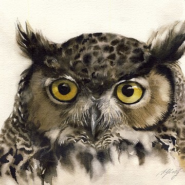 Owl in art