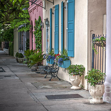 Rainbow Row in Charleston SC