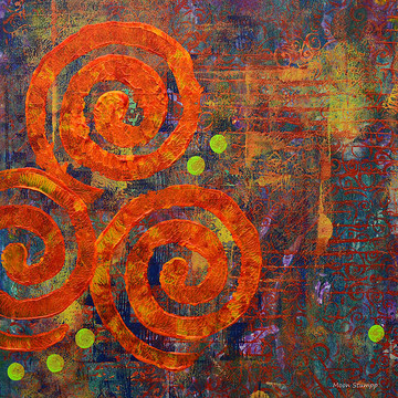 Spiral Series -  Acrylic Abstract