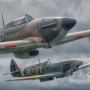 Spitfire And Hurricane