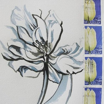 Stamp Art- Paintings With Stamps