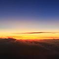 Sunsets from 30000 feet above the groud