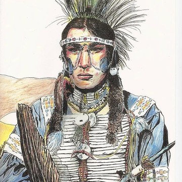The Wild Wild West & Native Americans by- Therese A Kraemer's sketches