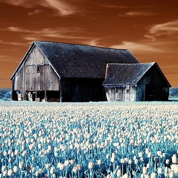 Tulips and barns