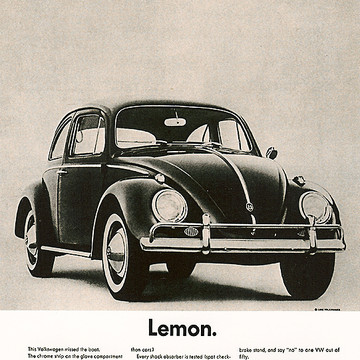 Vintage Volkswagen Advertising